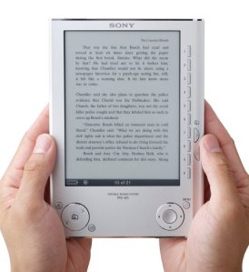 An example of eBook: the new Sony Reader (model PRS-505)